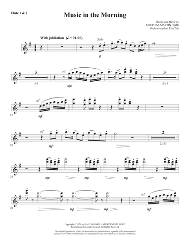 Music in the Morning - Flute 1 & 2