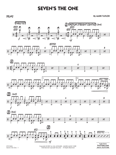 Seven's The One - Drums