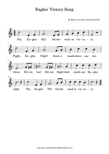 Eagles' Victory Song