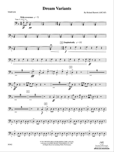 Dream Variants: Timpani