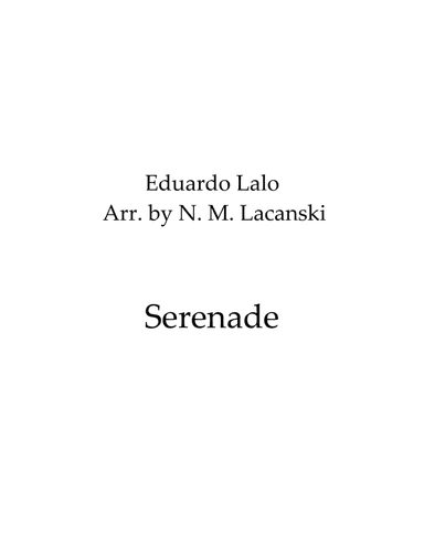 Serenade