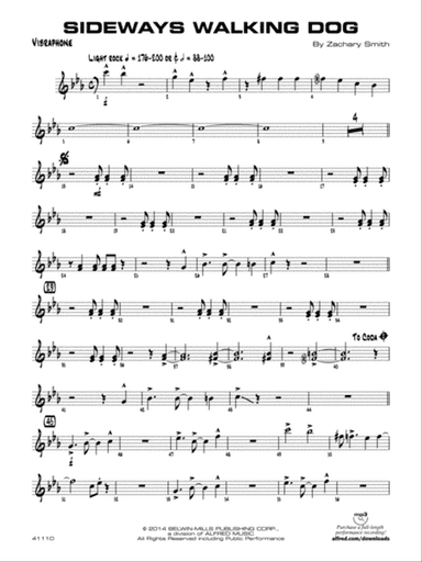 Sideways Walking Dog: Vibraphone