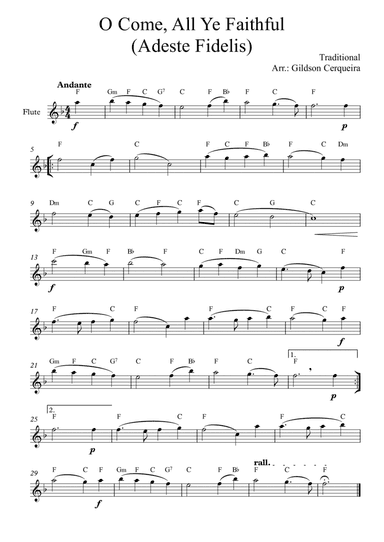 O Come, All Ye Faithful (Adeste Fidelis)