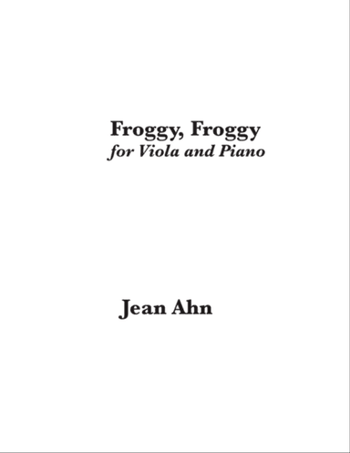Froggy, Froggy for viola and piano
