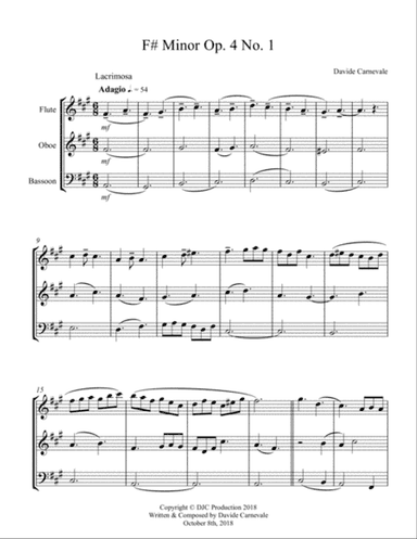 F# Minor Op. 4 No. 1