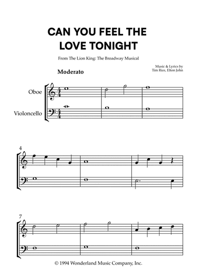 Can You Feel The Love Tonight