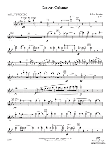 Danzas Cubanas: Flute