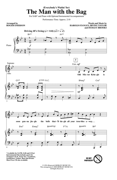 (Everybody's Waitin' For) The Man With The Bag (arr. Roger Emerson)
