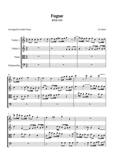 Fugue BWV 949