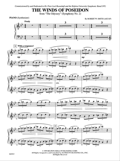 The Winds of Poseidon (from The Odyssey (Symphony No. 2)): Piano Accompaniment