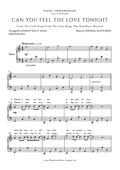 Can You Feel The Love Tonight