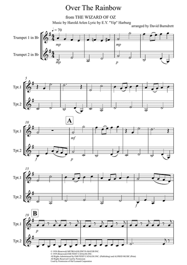 Over The Rainbow (from The Wizard Of Oz)