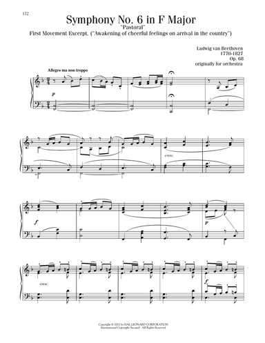 Symphony No. 6 In F Major ("Pastoral"), First Movement Excerpt