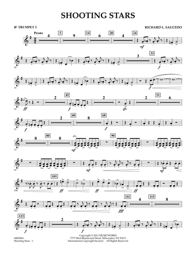 Shooting Stars - Bb Trumpet 3
