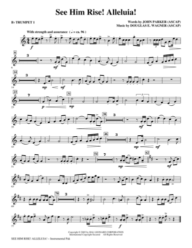 See Him Rise! Alleluia! - Bb Trumpet 1