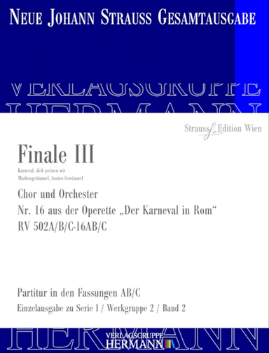 Der Karneval in Rom - Finale III RV 502A/B/C-16-1