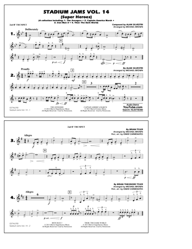 Stadium Jams Vol. 14 (Super Heroes) - 2nd Bb Trumpet