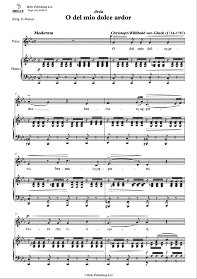 O del mio dolce ardor (C minor)