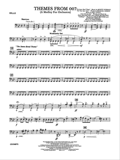 Themes from 007: Cello