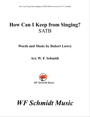 How Can I Keep from Singing?