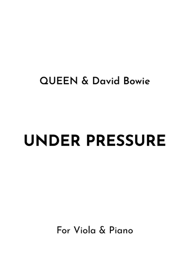 Under Pressure