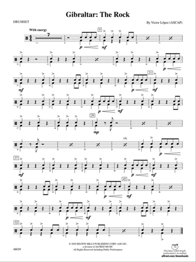 Gibralter: The Rock: Drums