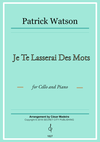 Je Te Laisserai Des Mots