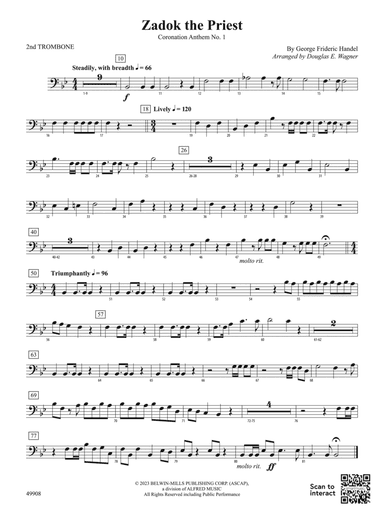 Zadok the Priest: 2nd Trombone