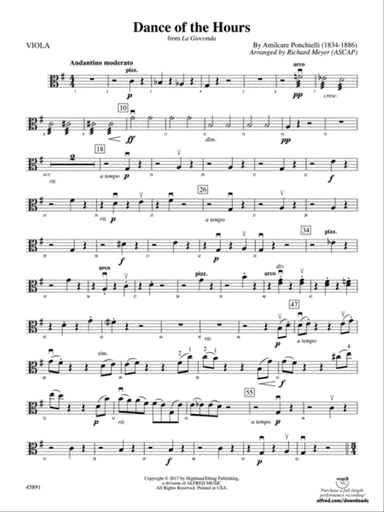 Dance of the Hours: Viola