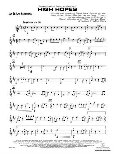 High Hopes: E-flat Alto Saxophone