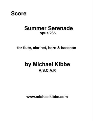 Summer Serenade, opus 265
