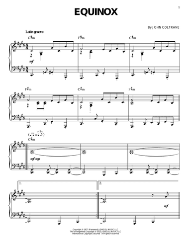 Equinox (arr. Brent Edstrom)