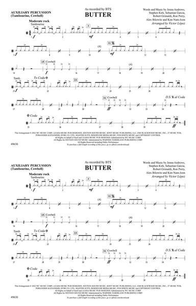 Butter: Auxiliary Percussion