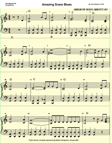 Amaziing Grace Blues