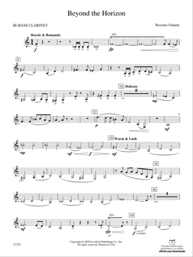 Beyond the Horizon: B-flat Bass Clarinet