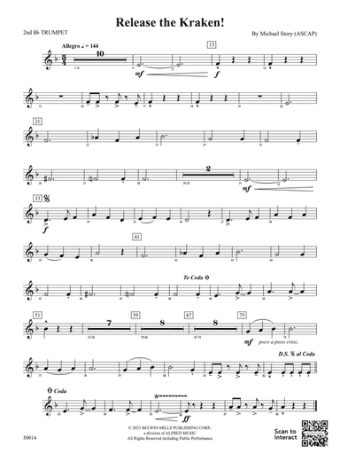 Release the Kraken!: 2nd B-flat Trumpet