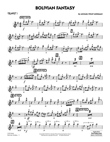 Bolivian Fantasy - Trumpet 1
