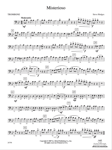 Misterioso: 1st Trombone