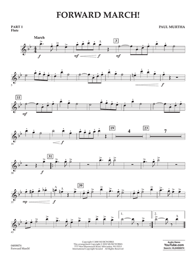 Forward March! - Part 1 - Flute
