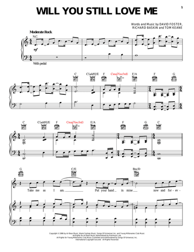 Will You Still Love Me