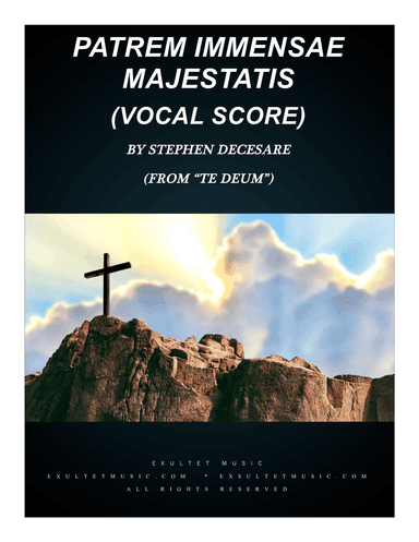 Patrem Immensae Majestatis (Vocal Score)