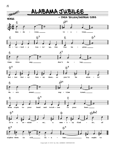 Alabama Jubilee (arr. Robert Rawlins)