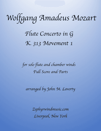 Concerto for Flute in G, Movement I