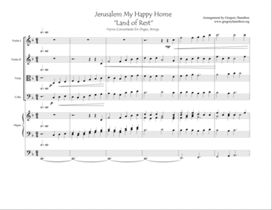 Jerusalem My Happy Home - Land of Rest - Hymn Concertanto
