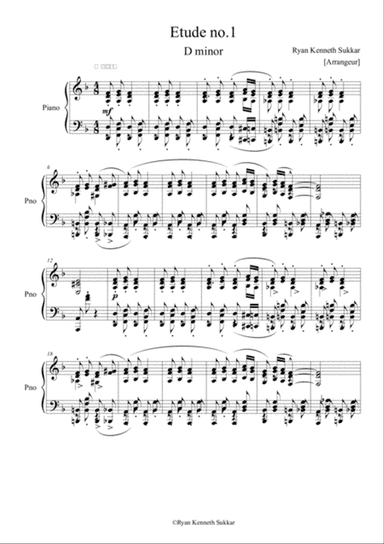 Etude no.1 Ver.1