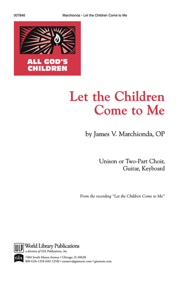 Let the Children Come to Me