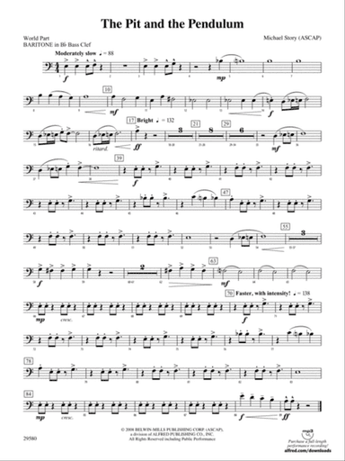 The Pit and the Pendulum: (wp) B-flat Baritone B.C.