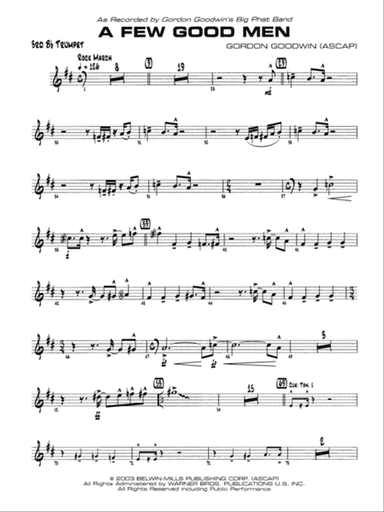 A Few Good Men: 3rd B-flat Trumpet