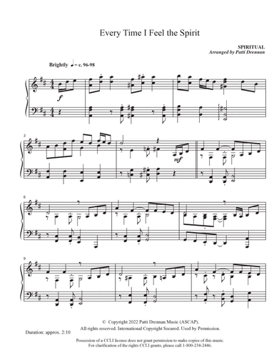 Every Time I Feel the Spirit