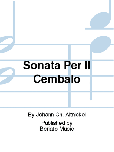 Sonata Per Il Cembalo